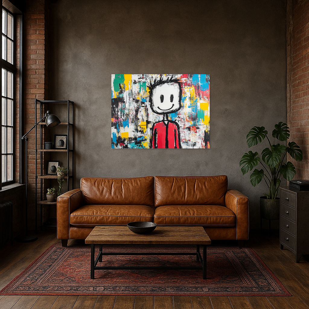Figuur in Abstracte Wereld