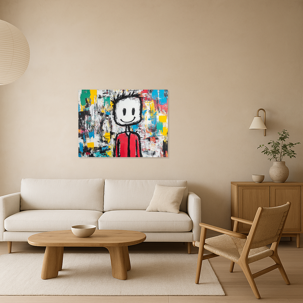 Figuur in Abstracte Wereld