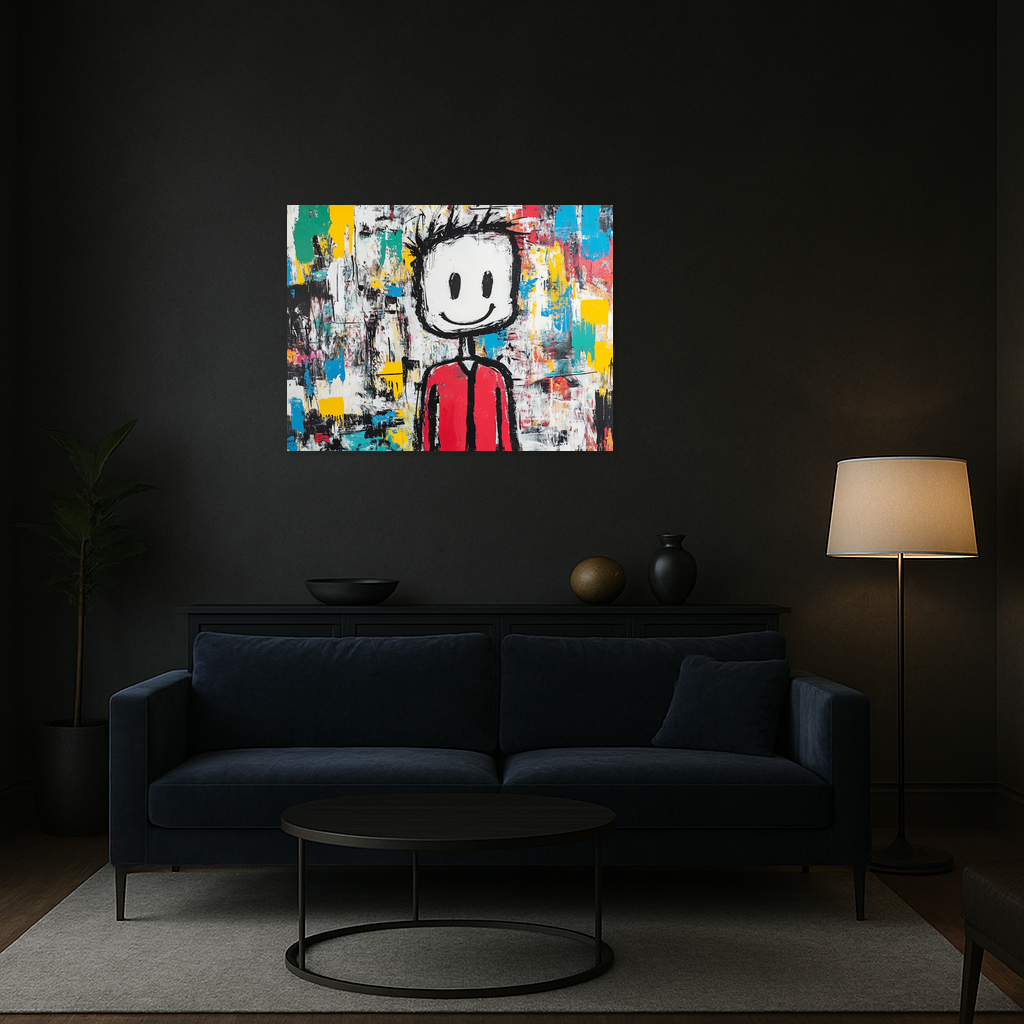 Figuur in Abstracte Wereld