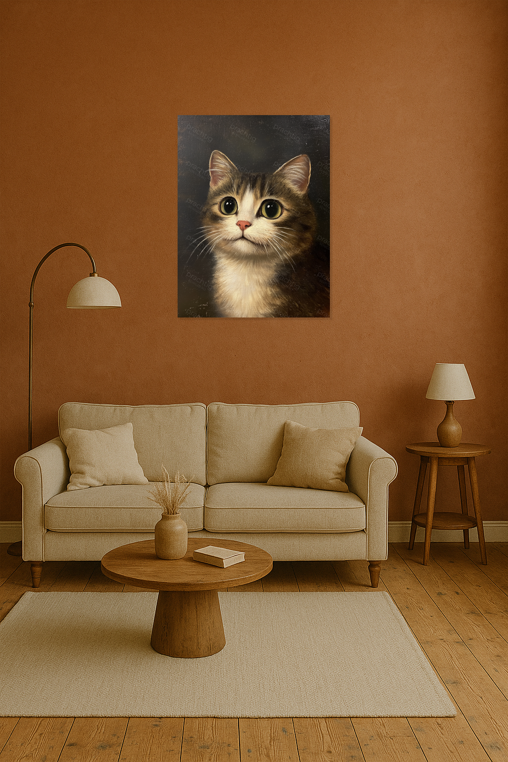 Betoverende Kat Met Grote Ogen