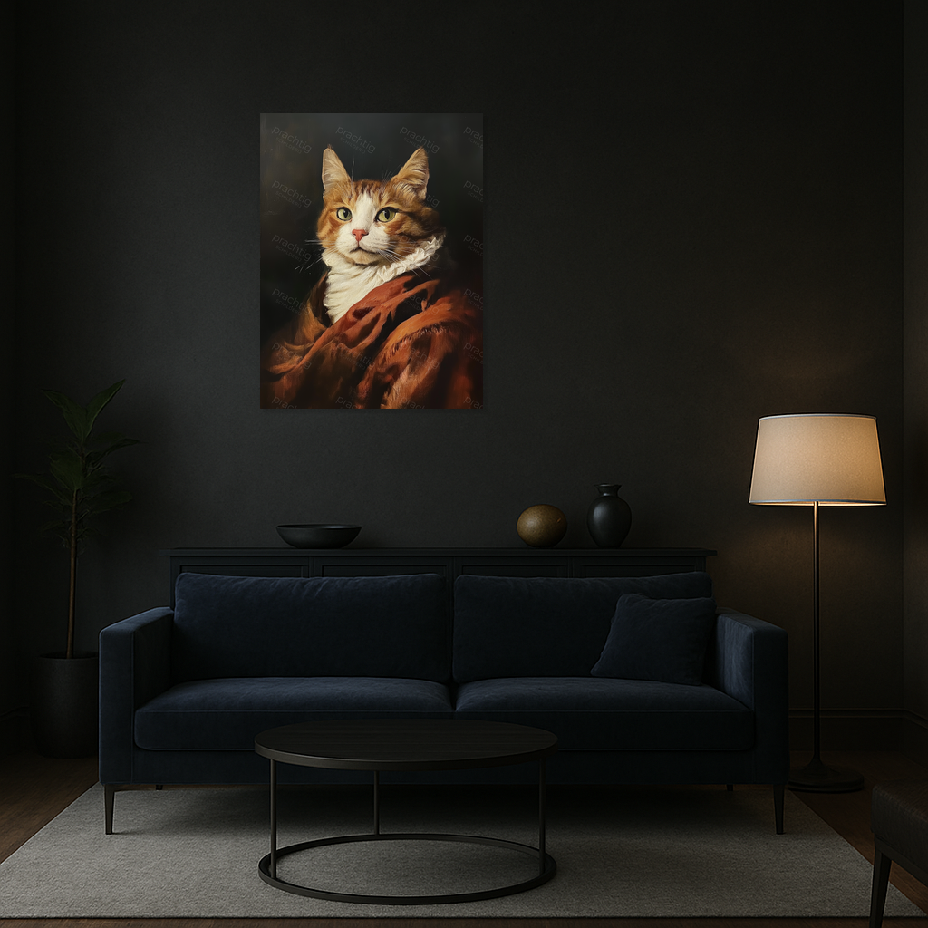 Adellijke Kat In Rijke Gewaden