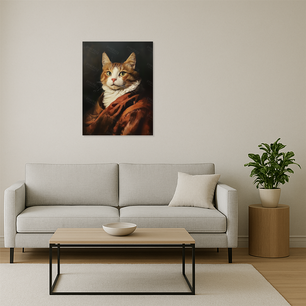 Adellijke Kat In Rijke Gewaden