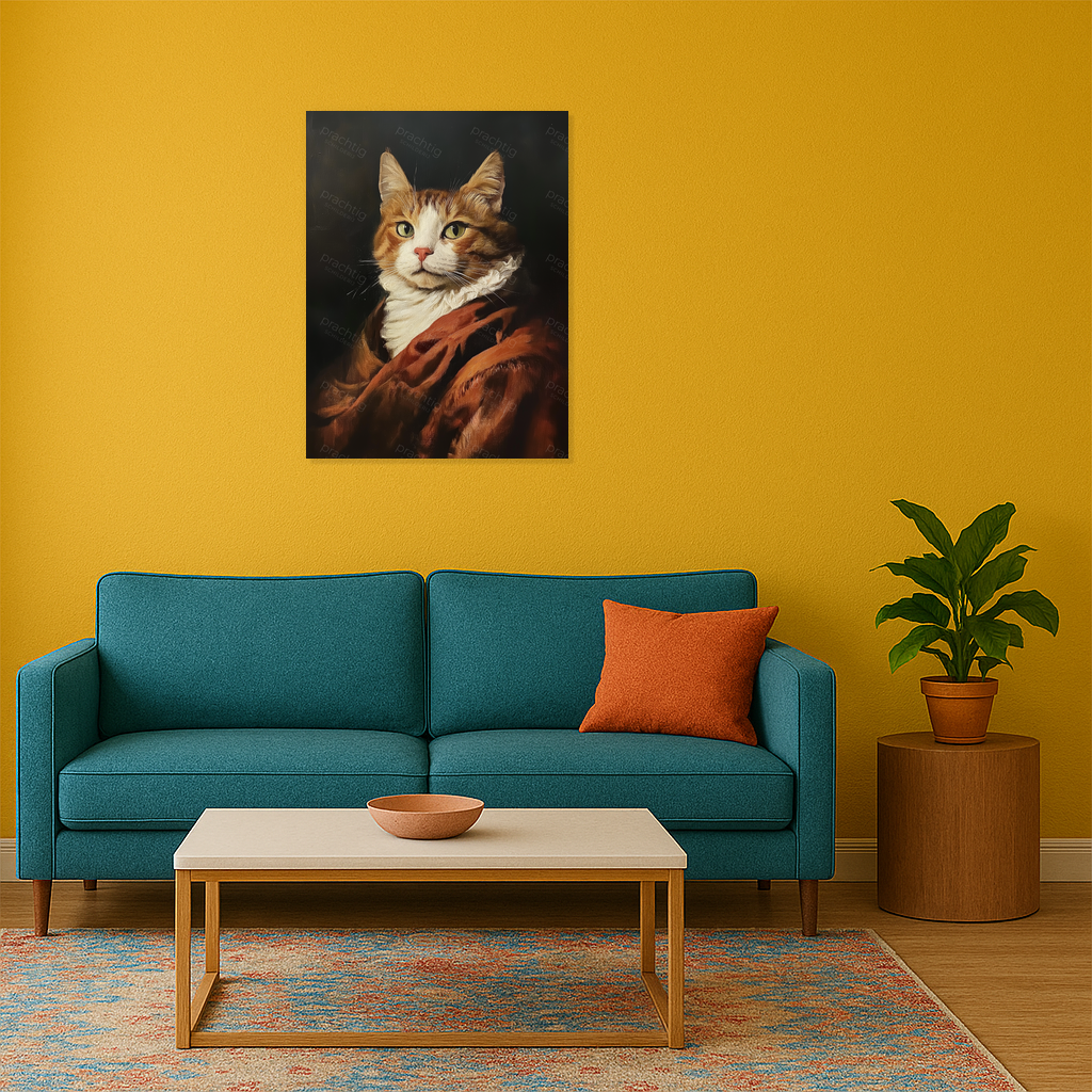 Adellijke Kat In Rijke Gewaden