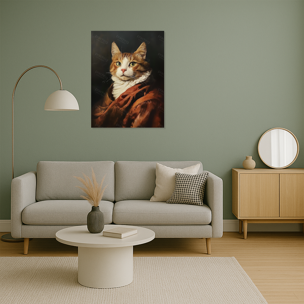 Adellijke Kat In Rijke Gewaden
