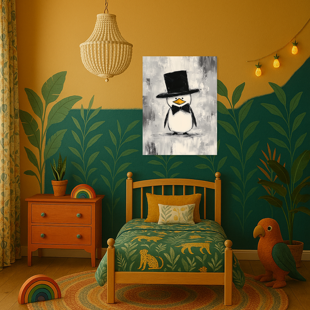 Chique Pinguïn in Stijl