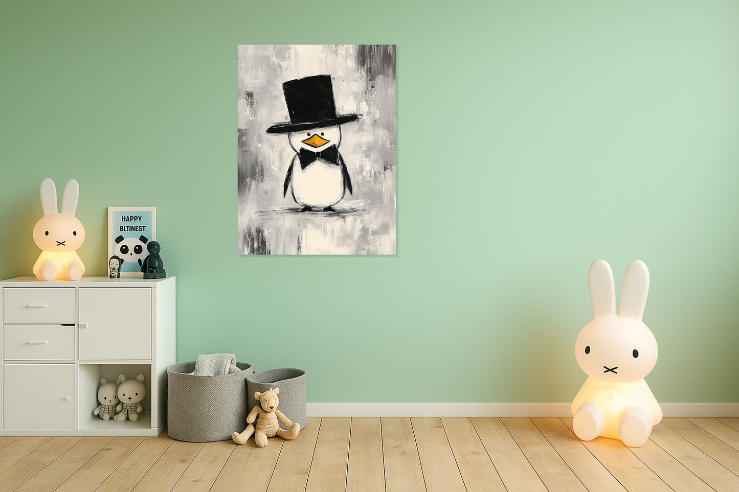 Chique Pinguïn in Stijl