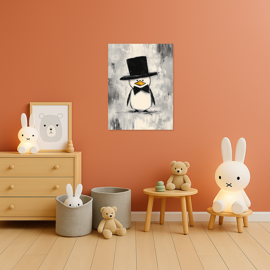 Chique Pinguïn in Stijl