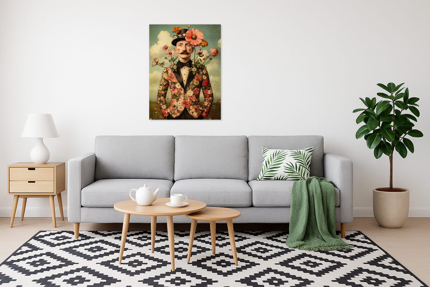Bloemenfantasie in Formele Dracht