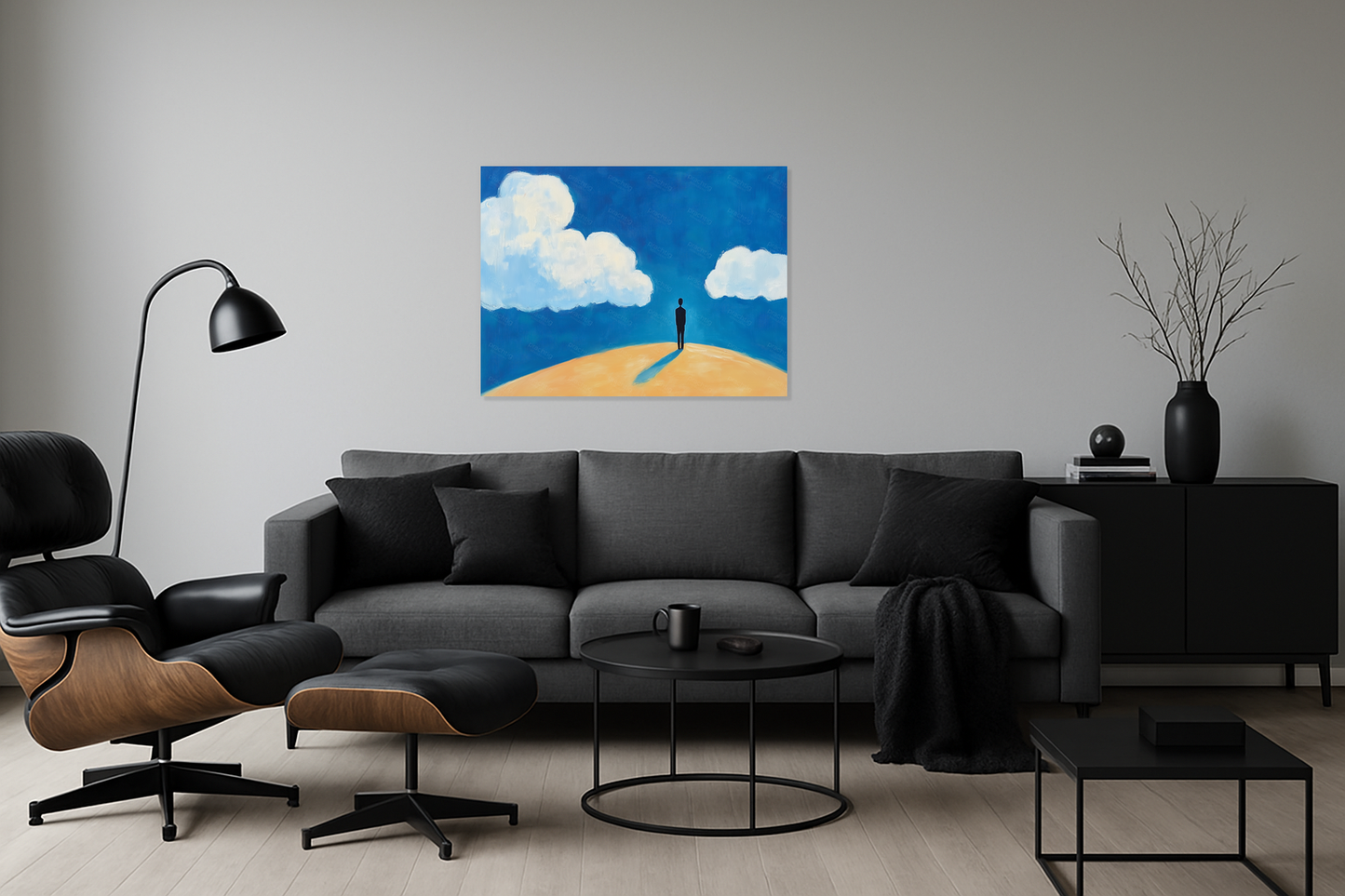 Eenzaam Onder de Wolken