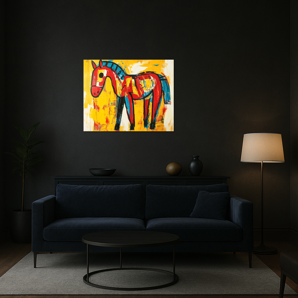 Abstracte Paardendroom