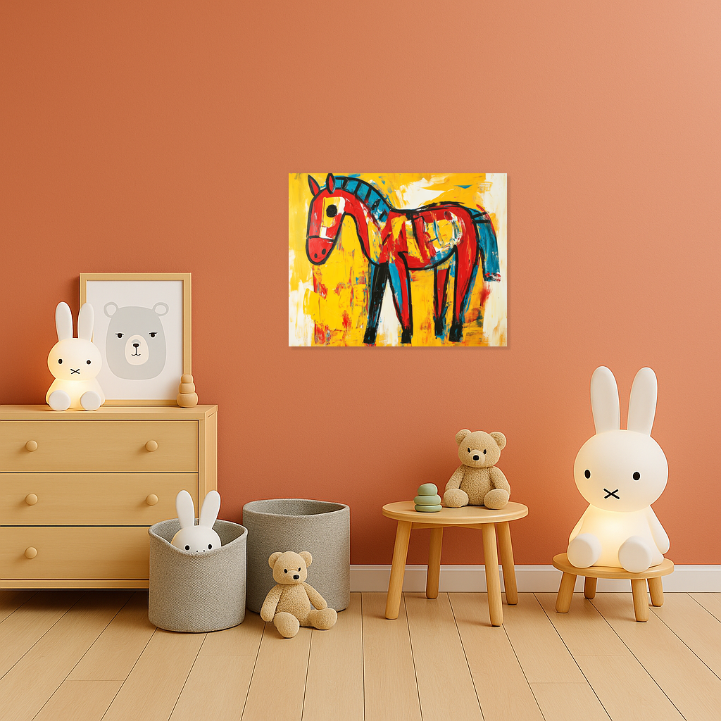 Abstracte Paardendroom