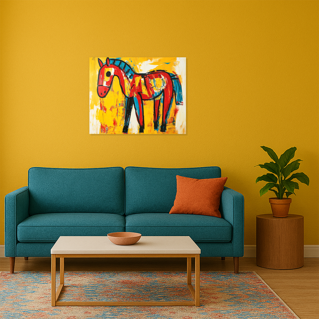 Abstracte Paardendroom