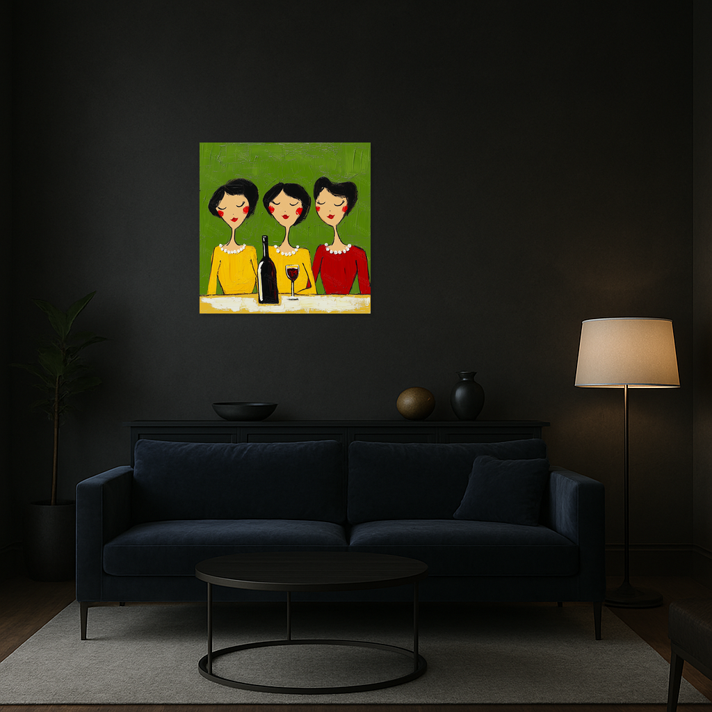 Dames aan de Wijn