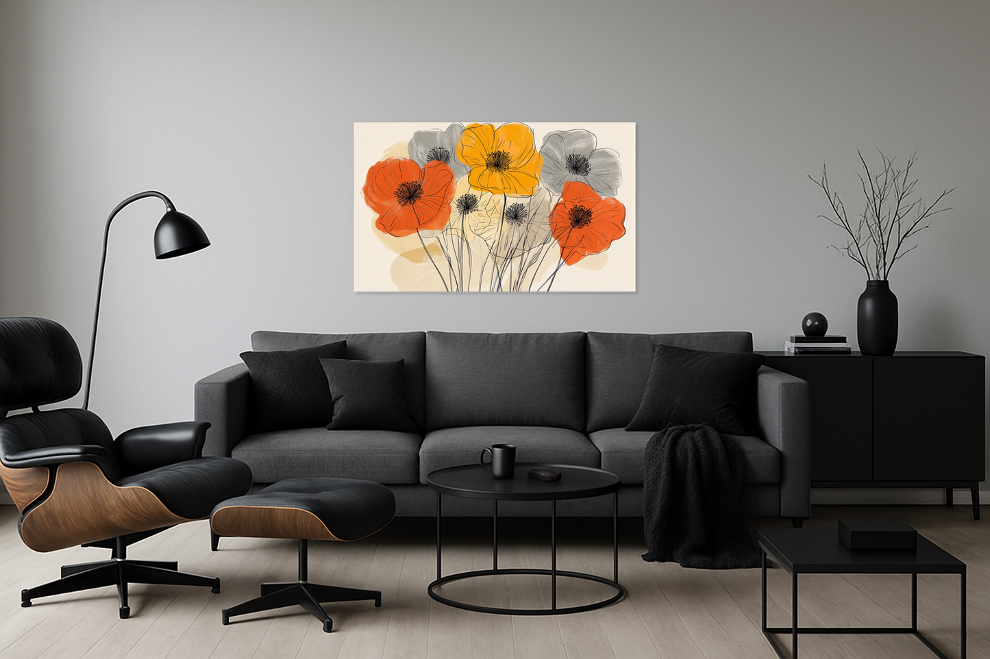 Bloeiende Klaprozen in Vrolijke Kleuren
