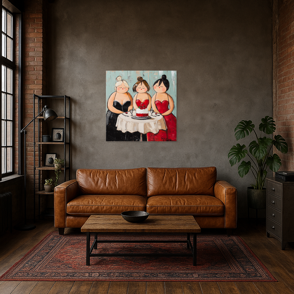 Drie Vriendinnen en de Taart