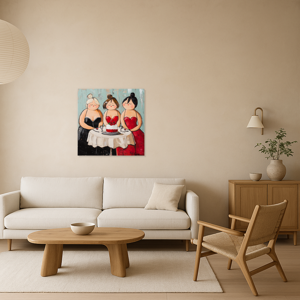 Drie Vriendinnen en de Taart