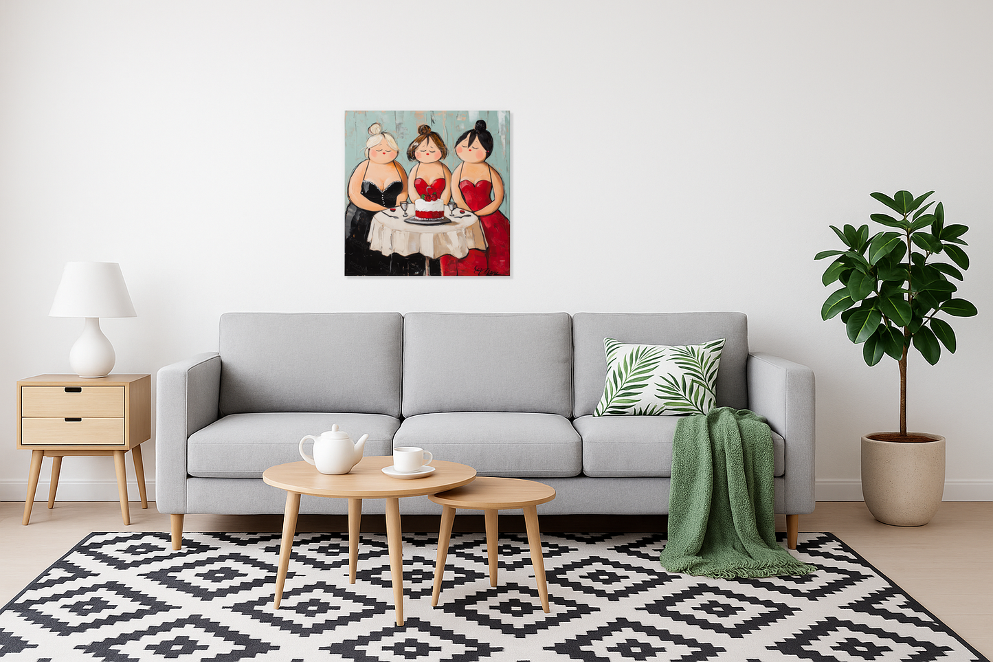 Drie Vriendinnen en de Taart