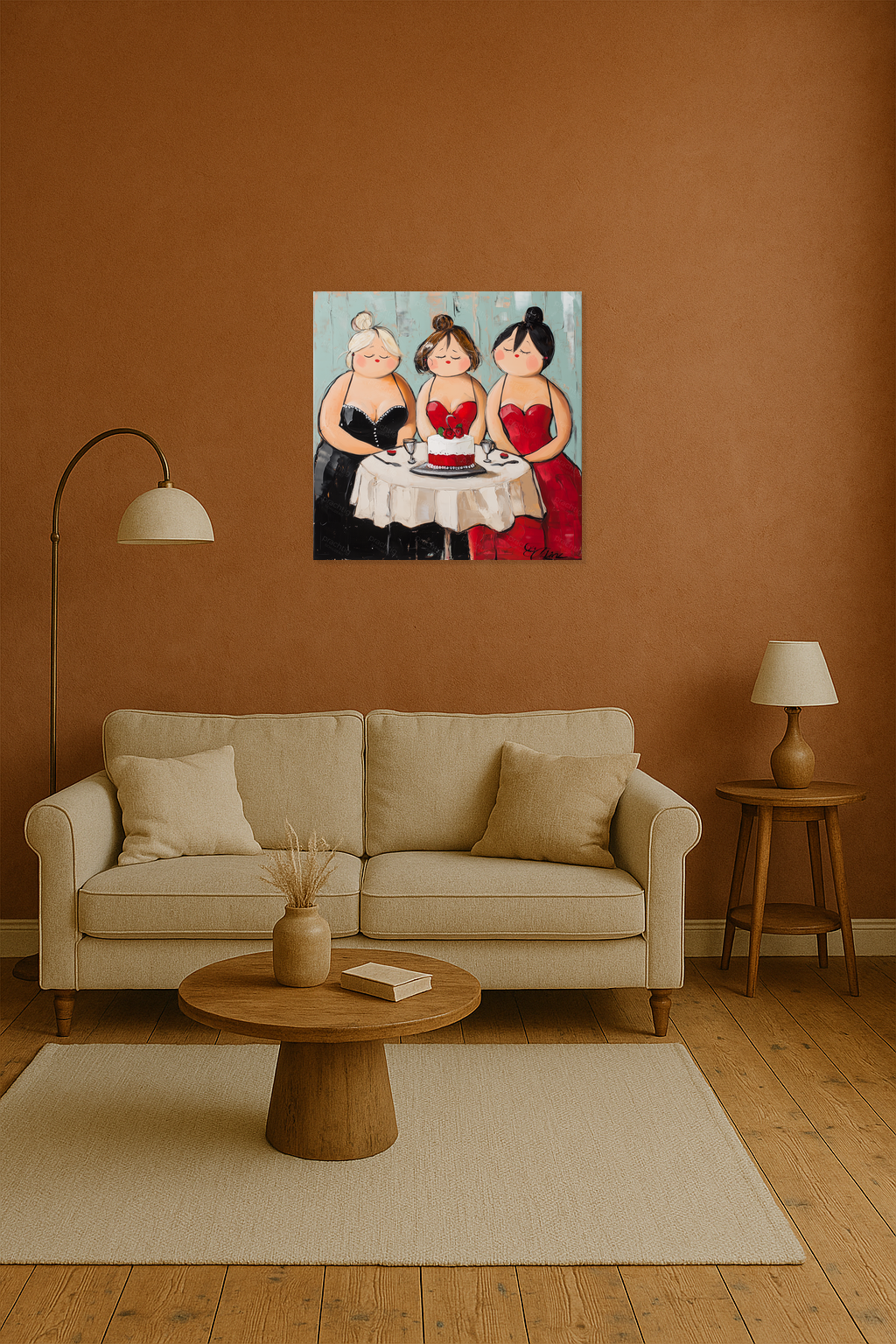 Drie Vriendinnen en de Taart