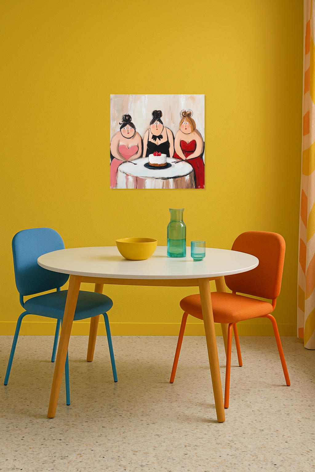 Drie Vriendinnen en Een Taart