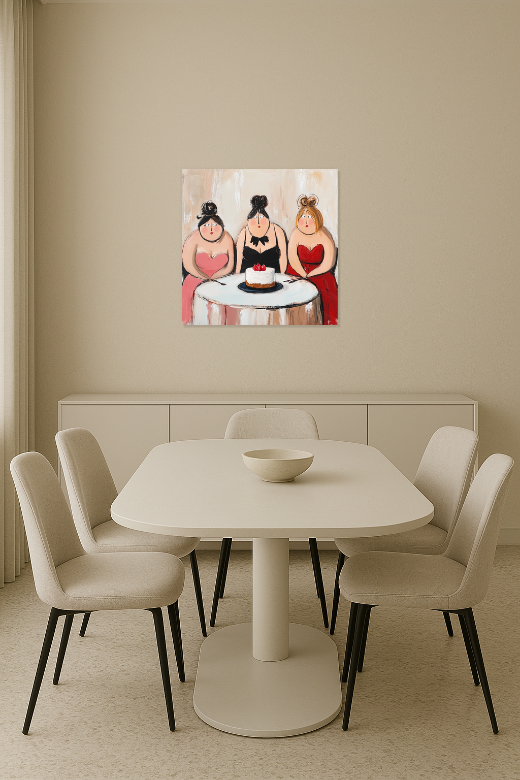 Drie Vriendinnen en Een Taart