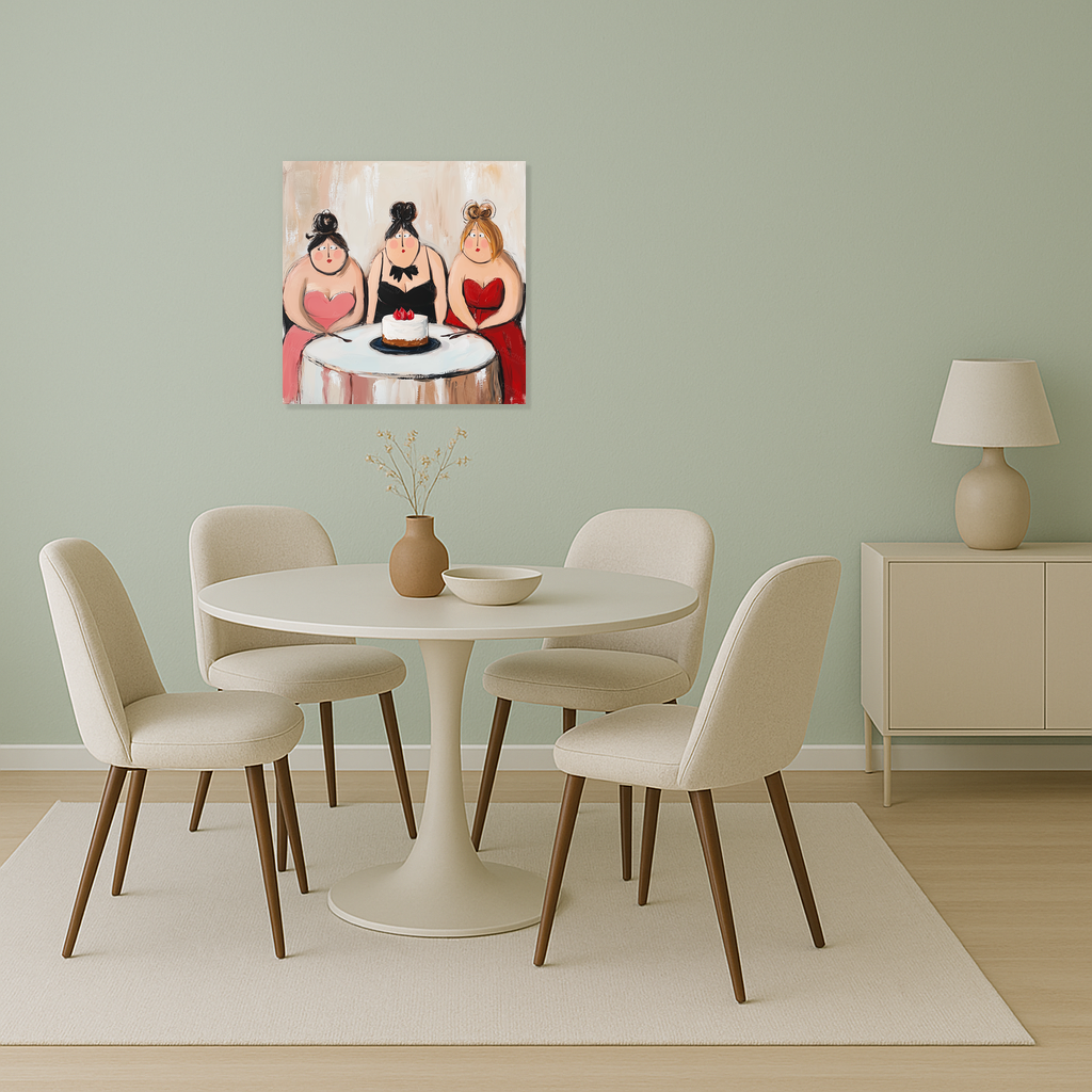 Drie Vriendinnen en Een Taart