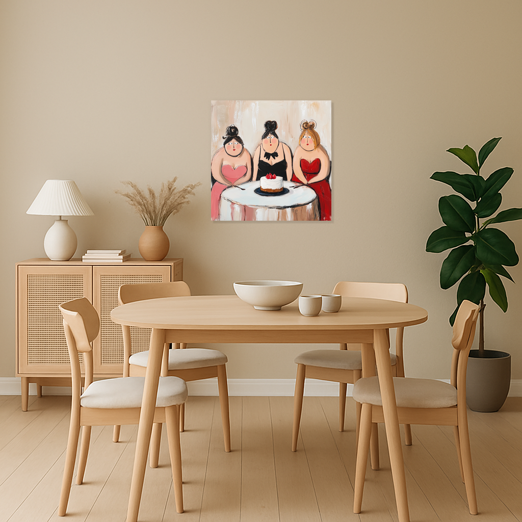 Drie Vriendinnen en Een Taart