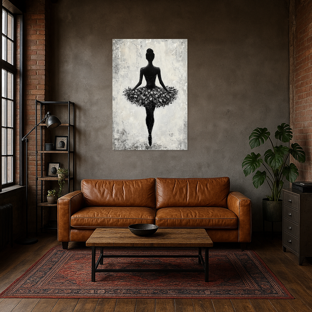 Ballerina in Bloemenjurk