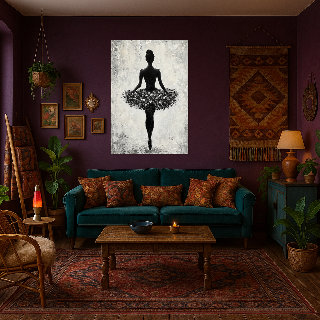 Ballerina in Bloemenjurk