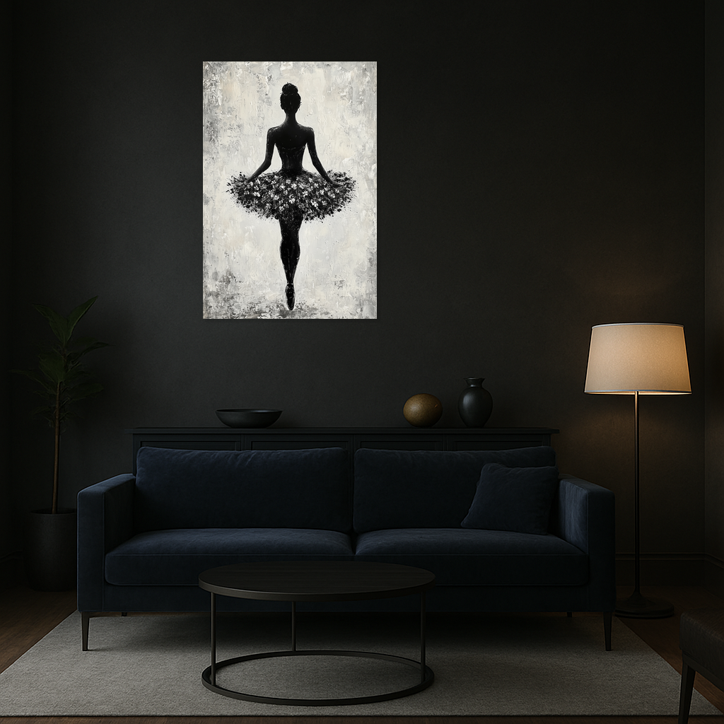 Ballerina in Bloemenjurk
