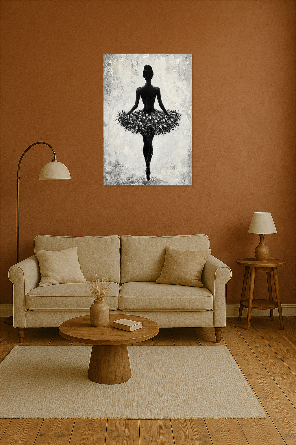 Ballerina in Bloemenjurk