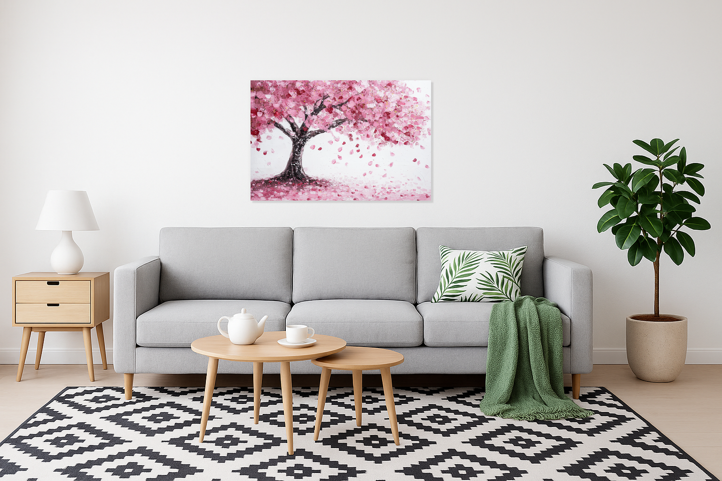 Bloesemboom in volle bloei