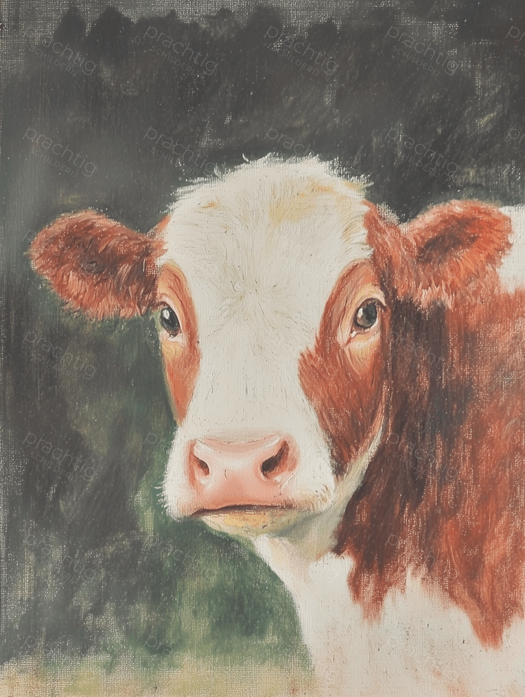 Koeienportret met Diepe Ogen