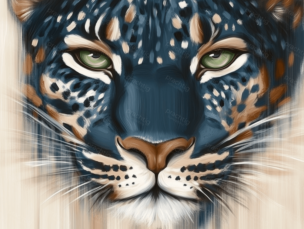 Intense blik van een luipaard