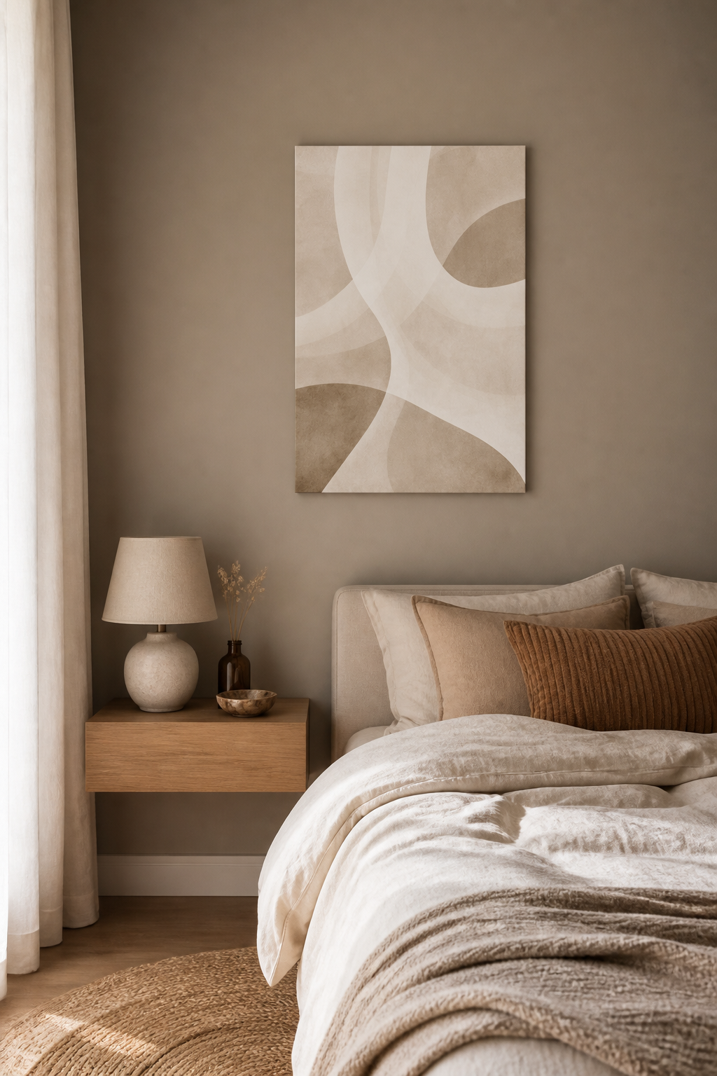 Zachte Golven in Beige