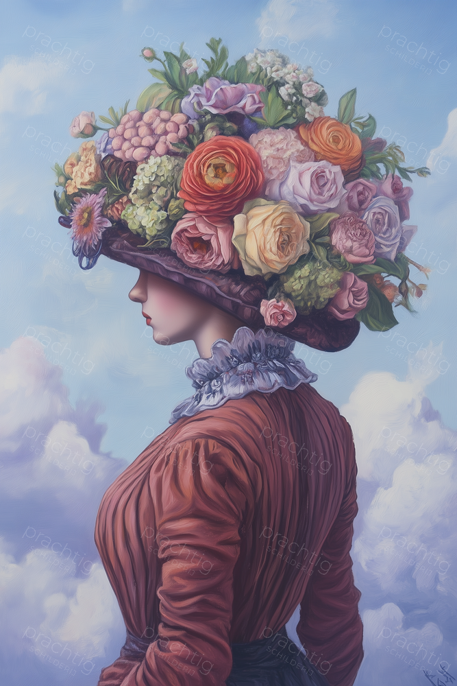 Bloemenhoed in de Wolken