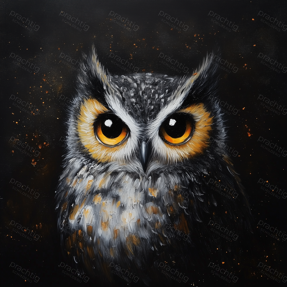 Uil in de nacht