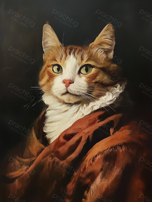 Adellijke Kat In Rijke Gewaden