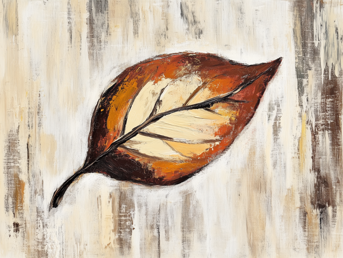 Warme Herfstblad Textuur