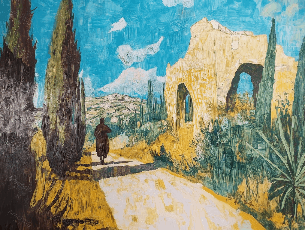 Mysterieuze Wandeling in Zonlicht