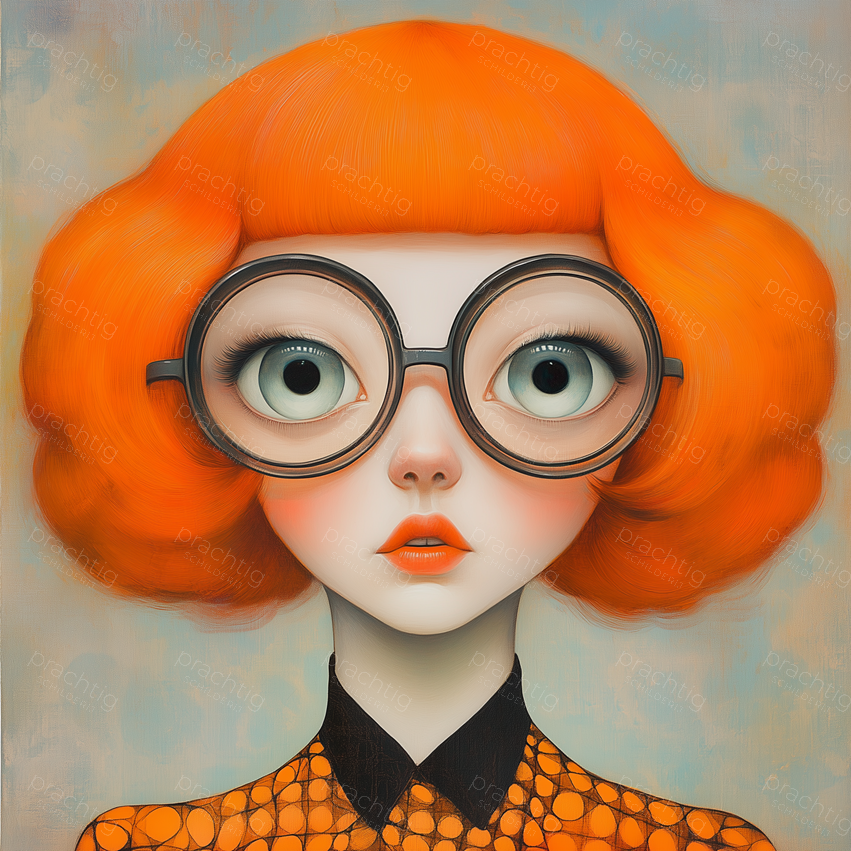 Meisje met Grote Bril