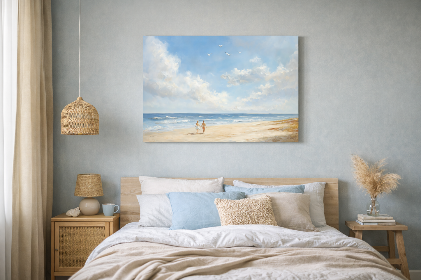 Zomers Strandwandeling