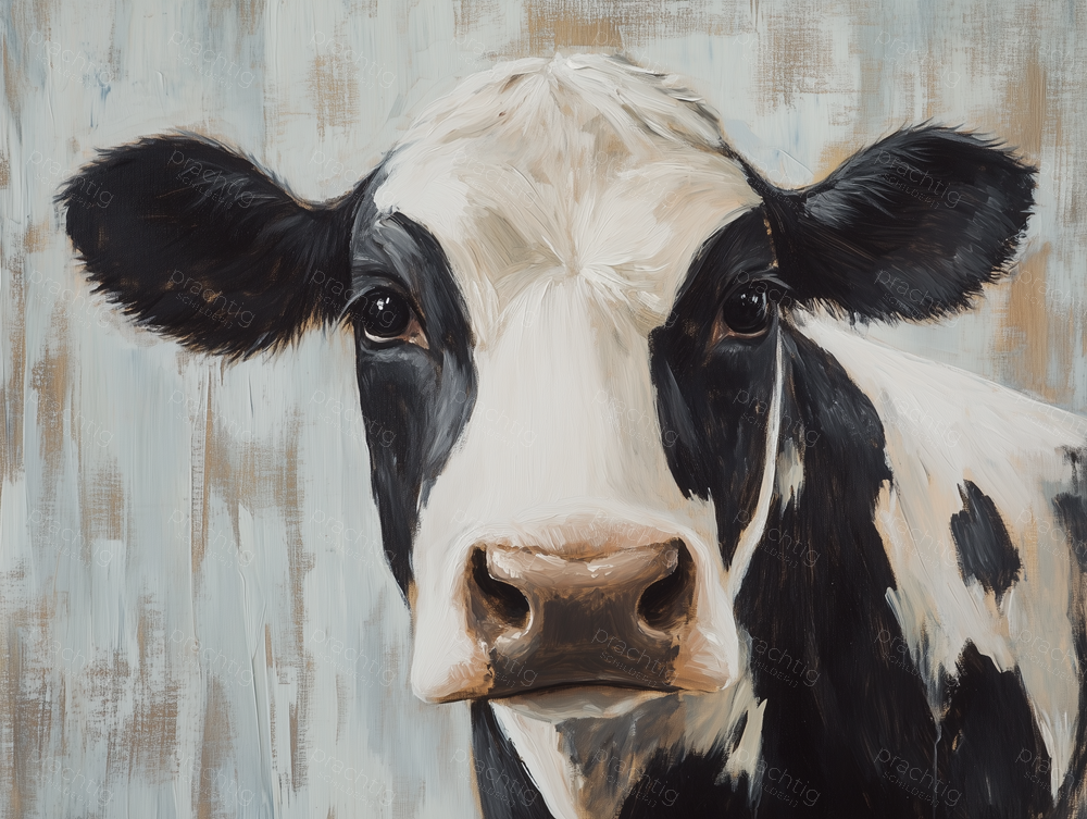 Nieuwsgierige Koe Close-up