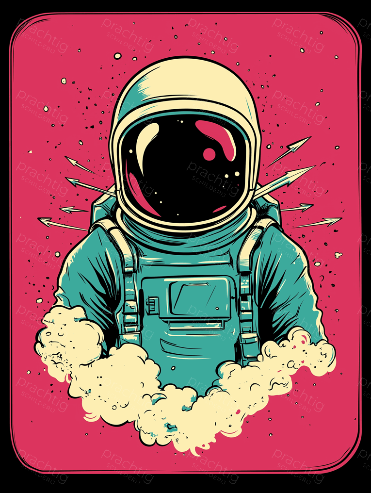 Ruimtevaarder in felle kleuren