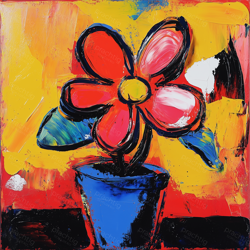 Bloem in Pot