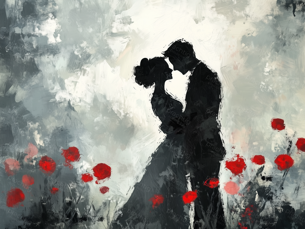 Verliefde Schaduwen in Bloei