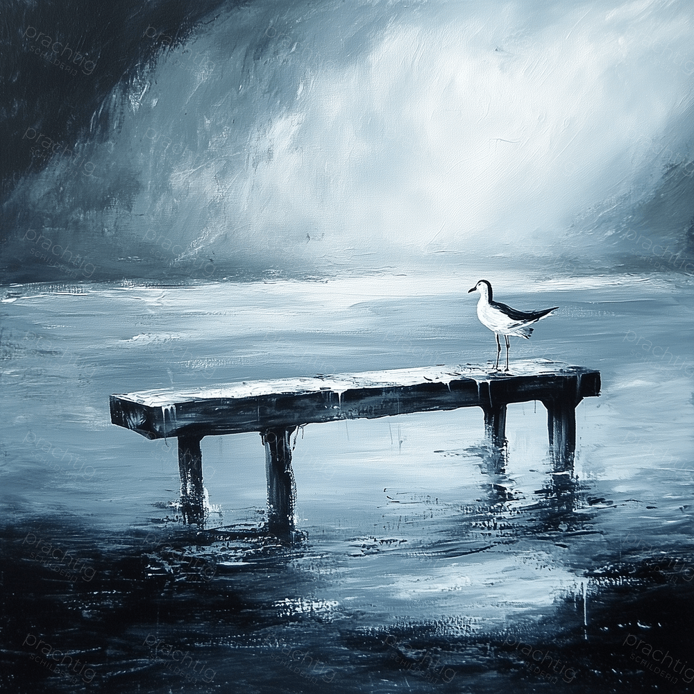 Zeemeeuw op Oude Steiger