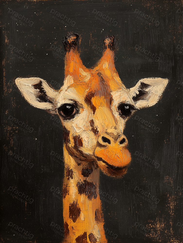 Giraffe Glimlach