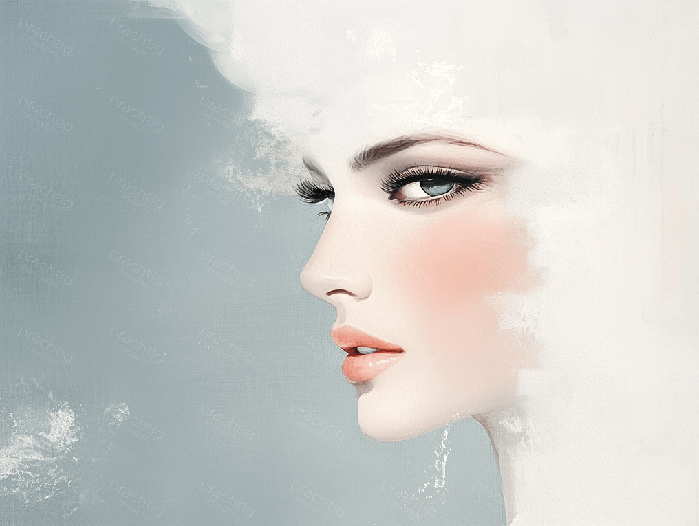 Dromerige Blik op Zachte Pastels