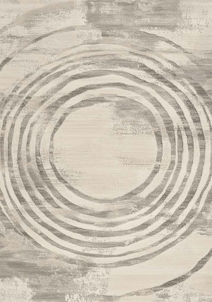 Concentrische Kringen in Neutrale Tinten