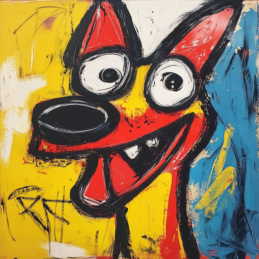 Vrolijke Hond met Grote Ogen
